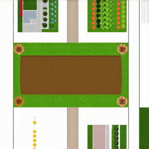 Garden with zone-specific irrigation controls, soil sensors, and native drought-tolerant plants