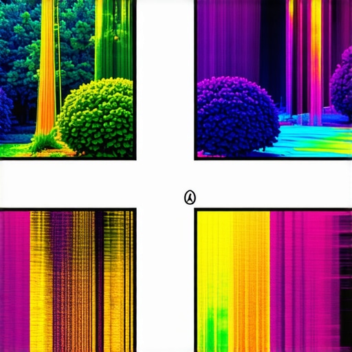 Thermal Imaging for Microclimate Detection in Gardens Thermal imaging of a garden highlighting microclimate differences for precise irrigation planning