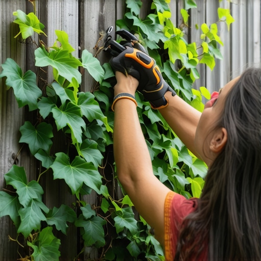 How to Strip Thick Ivy from Wood Fences Without Ruining the Finish
