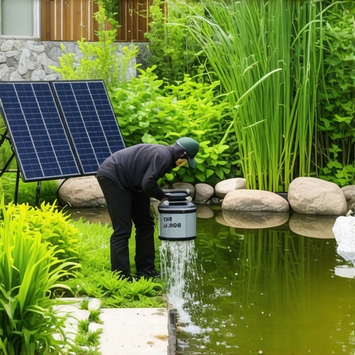 Installing a Solar 2026 Aerator for Small Garden Ponds