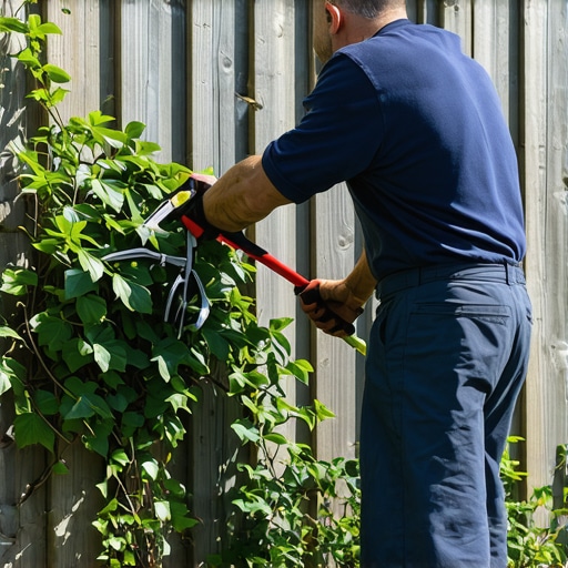 Remove Deep Ivy Roots From Fences Without Using Chemicals