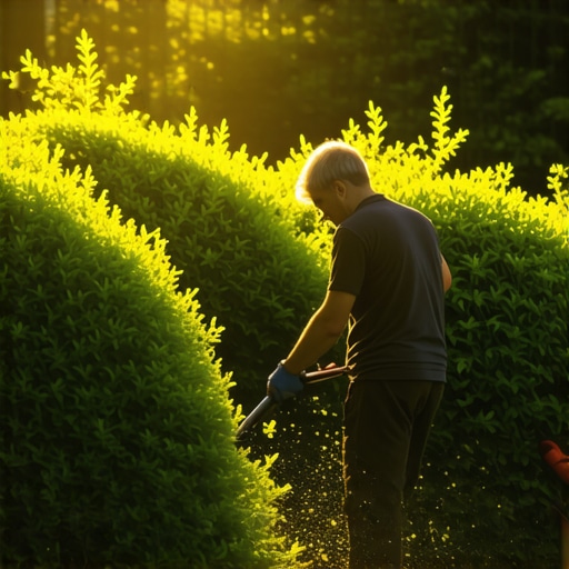 The Best Time of Day to Trim Your Overgrown Shrubbery