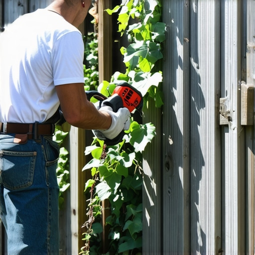 The Fastest Way to Clear Invasive Ivy from Wood Fences