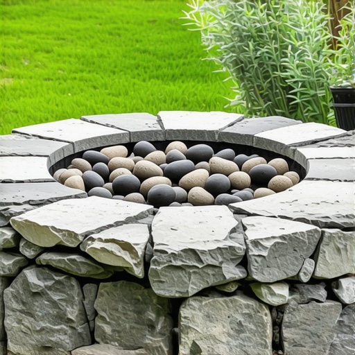 Building a Flagstone Fire Pit That Won't Crack from Heat