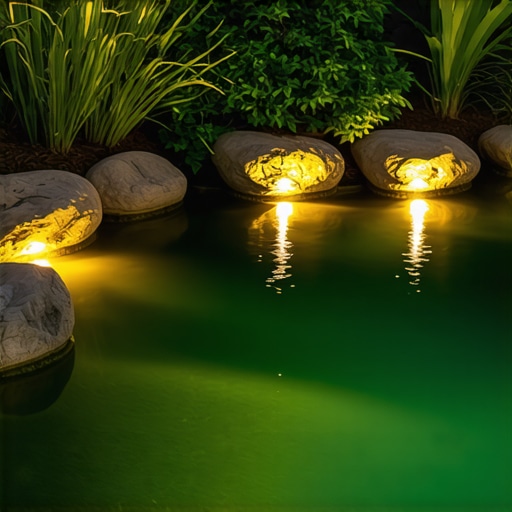 How to Add Underwater Lighting to Your Pond Safely