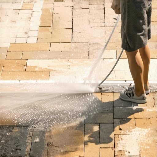 How to Clean Your Pavers Without Power Washing the Sand Out
