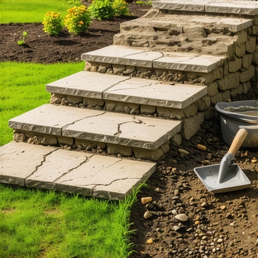 How to Fix a Sinking Stone Staircase in Your Yard