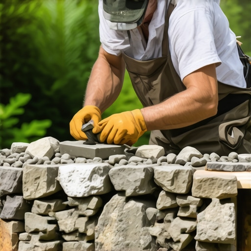 How to Rebuild a Crumbled Dry Stack Wall with Fieldstone