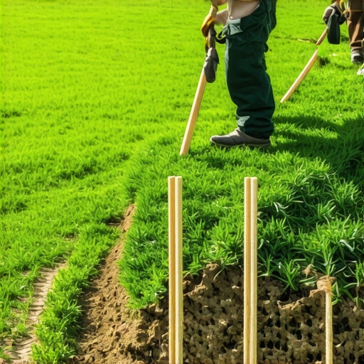 Laying 2026 Sod on Slopes: Anchoring with Stakes