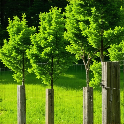 Protect 2026 Young Trees from Deer with This Fence