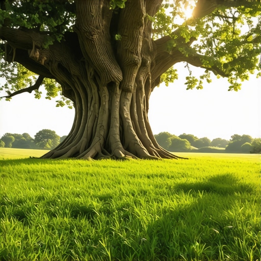 The Secret to Growing Thick Grass Under an Oak Tree