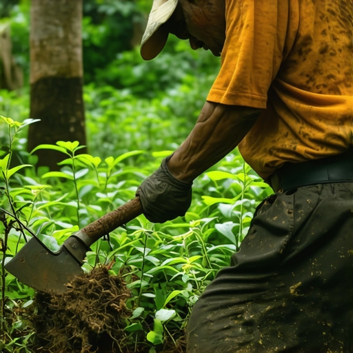 The Trick to Clearing Dense Brush Without Using Heavy Machinery