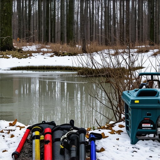 Winterizing 2026 Ponds: Pump Removal and Storage