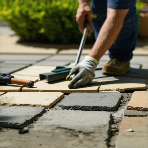A Budget-Friendly Way to Build a Flagstone Walkway