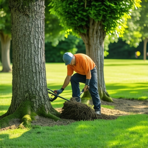 Cutting 2026 Sod Around Trees: The Wedge Method