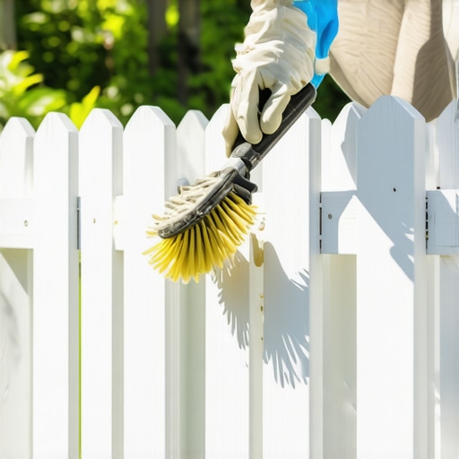 How to Clean Algae Off Vinyl Fencing with a Simple Scrub