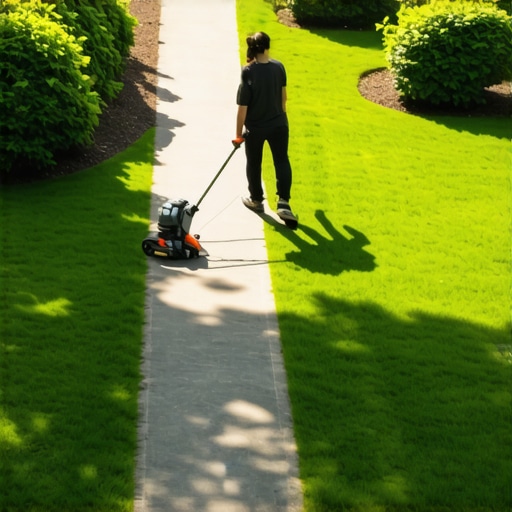 How to Edge Your Walkways Like a Pro Using a String Trimmer
