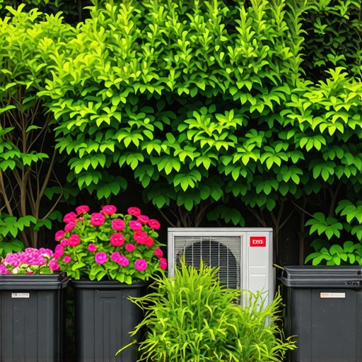 How to Hide Ugly AC Units and Trash Cans With Plants