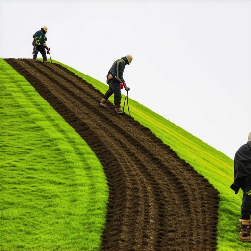 How to Lay Sod on a Steep Hill Without It Sliding