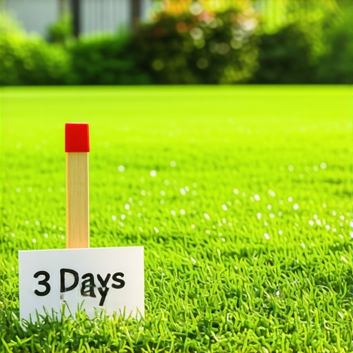 The 3-Day Rule for New Sod Success