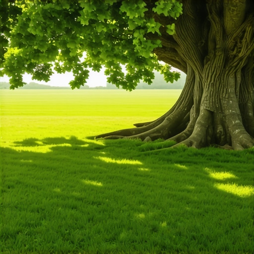 The Best Grass Seed for Shady Spots Under Big Oak Trees