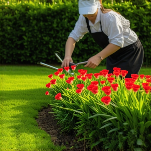 The Secret to a Perfect Edge Around Your Flower Beds