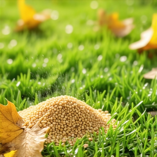 Applying fall fertilizer before the ground freezes solid