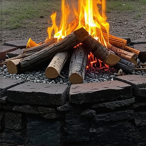 Building a simple wood-burning fire pit on a budget