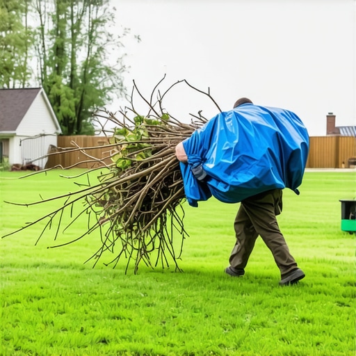 Clearing 2026 Storm Debris: The Tarp-Slide Trick