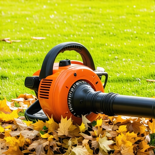 Getting rid of thick leaf mats without a rake