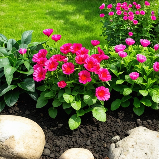 How to Build a Simple Rock Border for Flower Beds