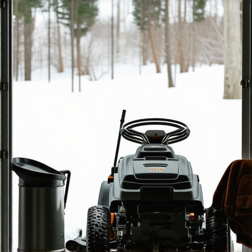 Prepping your lawn mower for a long winter storage