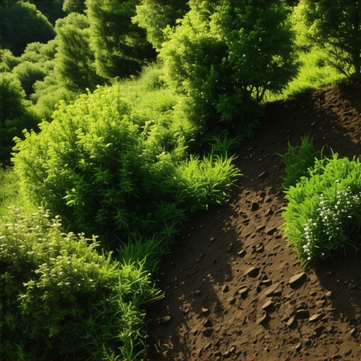 The Best Plants for Erosion Control on Steep Slopes