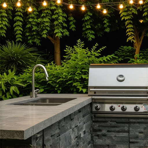 The best layout for a small backyard kitchen