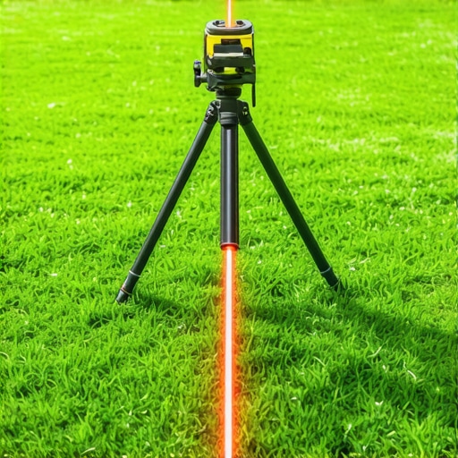Using a laser level to plan your backyard slope