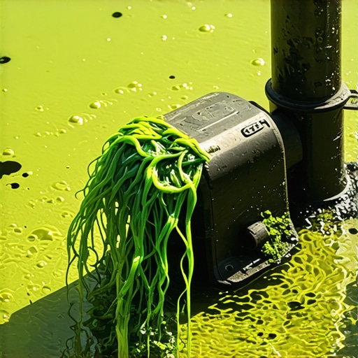 Why your pond pump keeps clogging with green slime